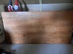 Massief teakhouten eettafel, Ophalen, Gebruikt, Teakhout, 50 tot 100 cm