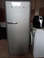 Grijze smeg koelkast, Witgoed en Apparatuur, Koelkasten en IJskasten, Ophalen, Gebruikt, 200 liter of meer, 160 cm of meer