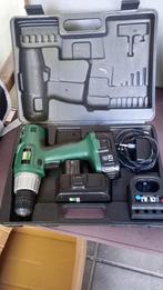 Boormachine van het merk landgoed met koffer, Ophalen, 600 watt of meer, Klopboormechanisme, Zo goed als nieuw