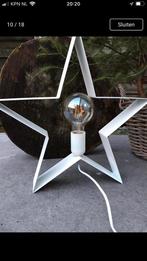 Ster lamp kerstster metaal wit 35cm Nieuw kerstverlichting, Ophalen of Verzenden, Nieuw