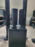 Harman Kardon HKTS 200 Sub met 4 maal speakers, Zo goed als nieuw, Complete surroundset, 120 watt of meer, Ophalen