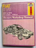 Haynes Werkplaatshandboek FIAT X1/9, Ophalen of Verzenden