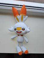 Pokémon Knuffel - Scorbunny, Ophalen of Verzenden, Zo goed als nieuw, Overige typen