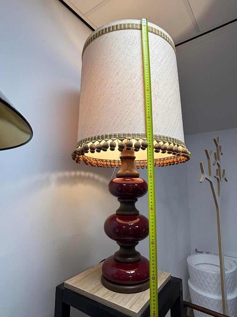 Vintage Kaiser Leuchten Lamp, Huis en Inrichting, Lampen | Vloerlampen, Ophalen of Verzenden, Gebruikt, Glas, Minder dan 100 cm