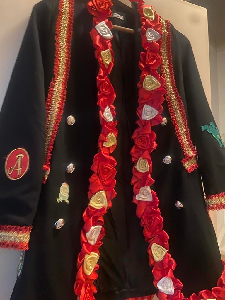 Oeteldonk Jas met Bloemen, Ophalen, Carnaval, Zo goed als nieuw, Kleding