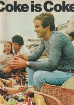 retro reclame 1972 Coca-cola frisdrank vrienden picknick, Verzenden, Overige typen
