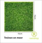 Grasmat voor modelbouw 15x15cm, Hobby en Vrije tijd, Modeltreinen | H0, Overige merken, Natuur, Gelijkstroom of Wisselstroom, Nieuw