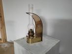 antieke messing wand olielamp, Antiek en Kunst, Ophalen of Verzenden