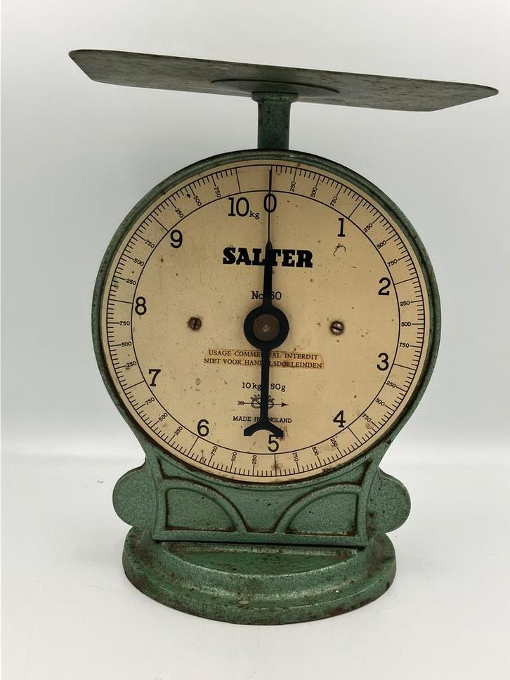 Antieke weegschaal Salter's Family Scale No. 50, Antiek en Kunst, Antiek | Gereedschap en Instrumenten, Ophalen of Verzenden