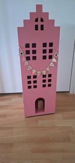 Roze Grachtenpand Poppenhuis - Hema, Ophalen, Poppenhuis