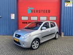 Kia Picanto 1.0 Seven |1e eig|Airco|C.V., Stof, Zwart, 4 cilinders, 400 kg