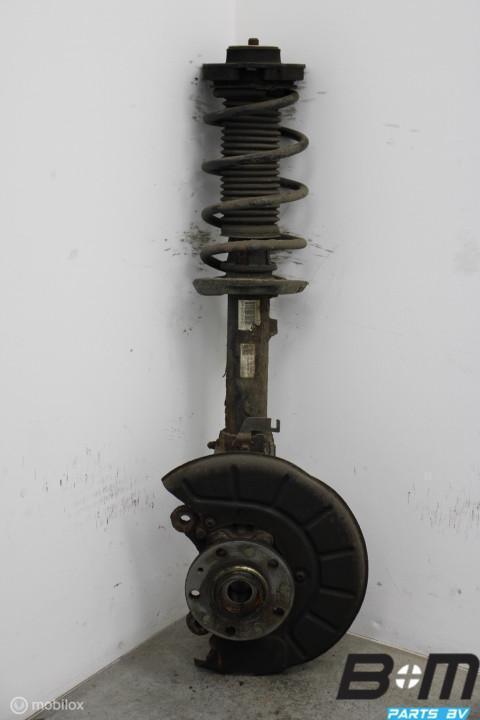 Veerpoot + wiellagerhuis LV VW Golf Plus 1T0413031HM, Auto-onderdelen, Ophanging en Onderstel, Gebruikt
