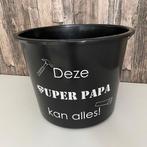 Emmer - 12 liter - Superpapa - Vaderdag, Ophalen of Verzenden, Nieuw, Kunststof, Met handgreep