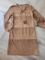 Prachtige suede jurk van Caroline Biss, maat 36, Bruin, Ophalen of Verzenden, Zo goed als nieuw, Maat 36 (S)