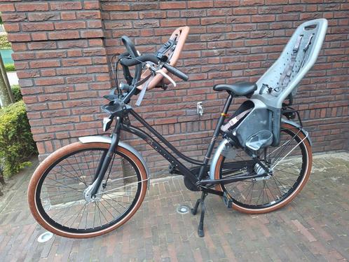 Cortina roots mamafiets / moederfiets met Jipp stoeltjes, Fietsen en Brommers, Fietsen | Dames | Moederfietsen, Gebruikt, Overige merken