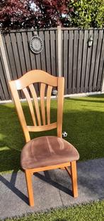 eiken patine eetkamer stoelen Door meubelmaker gemaakt., Huis en Inrichting, Ophalen, Gebruikt, Bruin