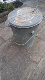 Te koop zinken vuilnisbak, Ophalen of Verzenden, Zo goed als nieuw, Minder dan 50 cm