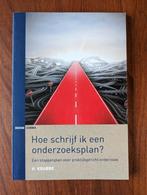 H. Krabbe. Hoe schrijf ik een onderzoeksplan? Als nieuw!!, Zo goed als nieuw, H. Krabbe, Gamma, HBO