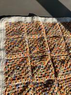 Nieuw oranje/paars/groen dekentje, mt 60x70 cm, Huis en Inrichting, Woonaccessoires | Plaids en Woondekens, Verzenden, Nieuw