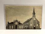 Nieuwendijk - Kerk met Pastorie, Verzamelen, Ansichtkaarten | Nederland, Verzenden, Voor 1920, Gelopen, Noord-Brabant