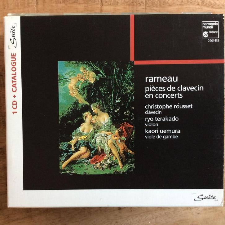 Rameau, Pieces de clavecin en concerts. Christophe Rousset, Cd's en Dvd's, Cd's | Klassiek, Gebruikt, Overige typen, Barok, Ophalen