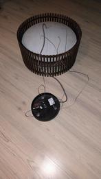 Industriele hanglamp, Huis en Inrichting, Lampen | Lampenkappen, Bruin, Rond, Ophalen of Verzenden, Zo goed als nieuw
