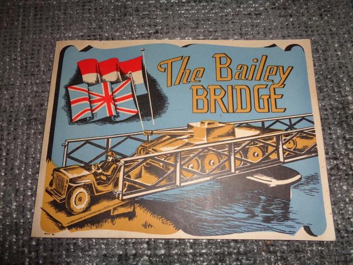 1945 Bailey bridge Instructie boekje victory toys oorlog, Verzamelen, Militaria | Tweede Wereldoorlog, Boek of Tijdschrift, Nederland