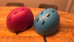 Ski of fietshelm blauw en roze, Ophalen, Zo goed als nieuw, XS
