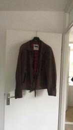 Leren herenjack donkerbruin maat 52, Kleding | Heren, Ophalen of Verzenden, Zo goed als nieuw, Maat 52/54 (L), Bruin