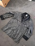 Leren jas, Kleding | Dames, Jassen | Zomer, Ophalen, Zo goed als nieuw, Maat 38/40 (M), Zwart