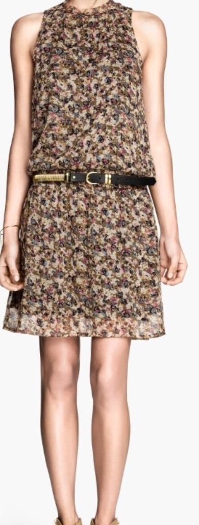H&M gebloemd zomerjurkje NIEUW maat 36, Kleding | Dames, Jurken, Nieuw, Maat 36 (S), Blauw, Boven de knie, Ophalen of Verzenden