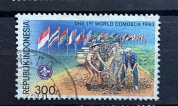 Postzegels scouting Indonesie 1993 beschikbaar voor biedingen