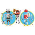 figures 9854 oertijd holbewoner schilder race coureur NIEUW, Ophalen of Verzenden, Zo goed als nieuw, Complete set