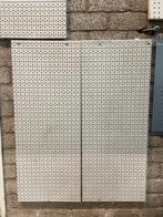 tegometall perfo platen stelling - 40x99cm - evt met haken, Ophalen, Gebruikt