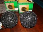 2 zwarte bal met 100 lampjes voor de kerst nieuw, Ophalen of Verzenden, Nieuw