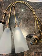 Set van 3 Hanglampen - Stijlvol Design, Huis en Inrichting, Lampen | Hanglampen, Ophalen of Verzenden, Gebruikt, Glas, Minder dan 50 cm