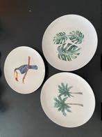 3 Wonder Wall Borden - Toekan, Palmbomen, Gatenplant, Verzenden