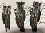 3 wissels Fleischmann, Gebruikt, Gelijkstroom, Fleischmann, Rails