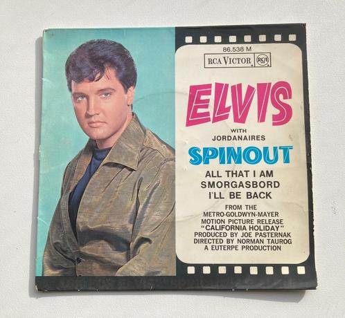 EP Elvis Presley Spinout Franse persing, Cd's en Dvd's, Vinyl Singles, Gebruikt, EP, Pop, 7 inch, Verzenden