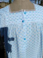Vintage zomer nachthemd pyjama japon blauw Maat M (BSP1), Kleding | Dames, Gedragen, Maat 38/40 (M), Ophalen of Verzenden, Empire
