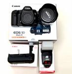 Canon EOS 5D Mark III + 24-105mm L + BG-E11 grip + flitser, Audio, Tv en Foto, Fotocamera's Digitaal, Spiegelreflex, Canon, Ophalen of Verzenden