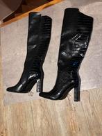 Hoge lak laarzen mt 38., Kleding | Dames, Schoenen, Hoge laarzen, Zwart, Ophalen of Verzenden, Zo goed als nieuw