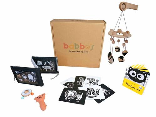 Speelbox 0-2 maanden, Kinderen en Baby's, Speelgoed | Babyspeelgoed, Zo goed als nieuw, Rammelaar, Ophalen of Verzenden