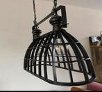 Mooie robuuste eettafellamp ovaal stoere lamp industrieel, Ophalen, Zo goed als nieuw, 75 cm of meer