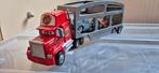 Cars Mack truck met Max Schnell raceauto KADOTIP, Kinderen en Baby's, Speelgoed | Speelgoedvoertuigen, Ophalen of Verzenden