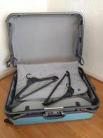 Proteca Deluxe Ruime koffer cyaan met klerenhangers, Sieraden, Tassen en Uiterlijk, Koffers, Hard kunststof, 45 tot 55 cm, Ophalen of Verzenden