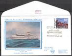 1e reis MS Koningin Beatrix Hoek van Holland - Harwich 1986, Postzegels en Munten, Brieven en Enveloppen | Nederland, Verzenden
