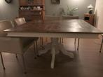 eettafel maison riviera stijl, Huis en Inrichting, Tafels | Eettafels, Ophalen, Gebruikt, Vierkant, Vijf personen of meer