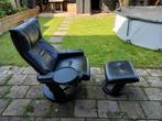 Relax fauteuil met voetenbank, Huis en Inrichting, Fauteuils, Ophalen, Gebruikt, 50 tot 75 cm