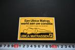 sticker een UBICA matras werkt aan uw conditie - slapen, Ophalen, Zo goed als nieuw
